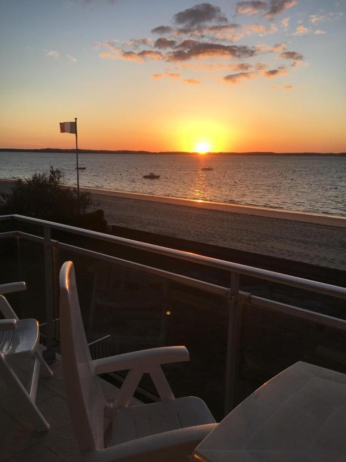 Appartement Arcachon Perreire Premiere Ligne Les Pieds Dans L Eau Vue Magnifique Sur Le Bassin Exterior foto